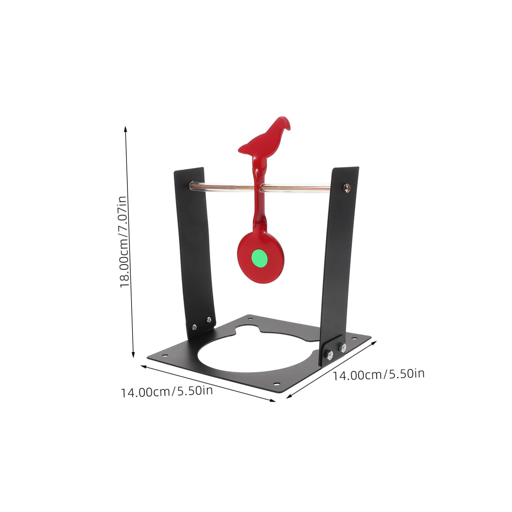 Abaodam Multi-Purpose Archery Target Stand Auto Reset Target for Outdoor Practice Red Bird