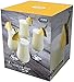 SELPONT a Collection 4 Piece Hurricane Glass Set - Perfect for Drinking Pina Coladas, Cocktails, Full-Bodied Beer, Juice, and Water (Pina Colada (15.5 oz))