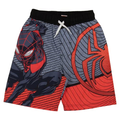 Marvel Boys Avengers 2-Piece Swimsuit Set, Rash Guard & Swim Trunks 2-Pack Bundle Set For Boys (Spider-Man, Size 7) #TOP3