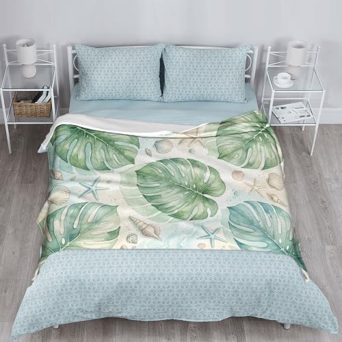 Couverture de lit Monstera jeté de canapé chic de haute qualité - 6