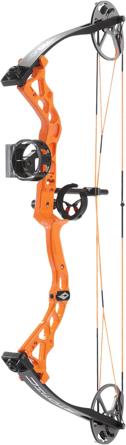 Diamond Archery Youth Atomic Bow - Fully Adjustable Equipped Durable Compound Bow | 6-29 LBS Draw Weight | 12"-24" Draw Length | 191 FPS