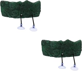 FRCOLOR 2 Conjuntos De Plataforma De Elevação De Tartarugas Plataforma De Elevação Tartaruga Habitat Réptil Plataforma De Frade Rampa De Escalada De Répteis Tanque De Peixes Equipamento