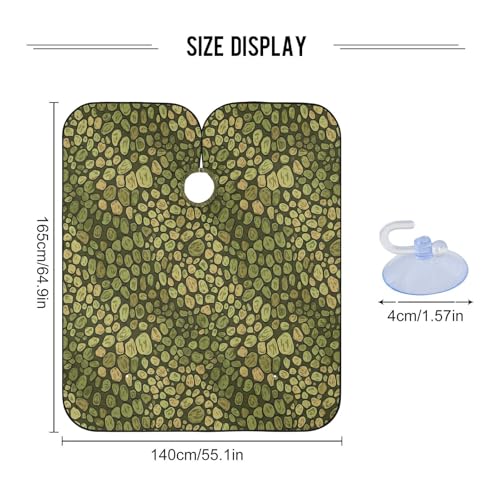 Capa de Barbería Impermeable para Hombre Kigai Green Pebble miniatura 3