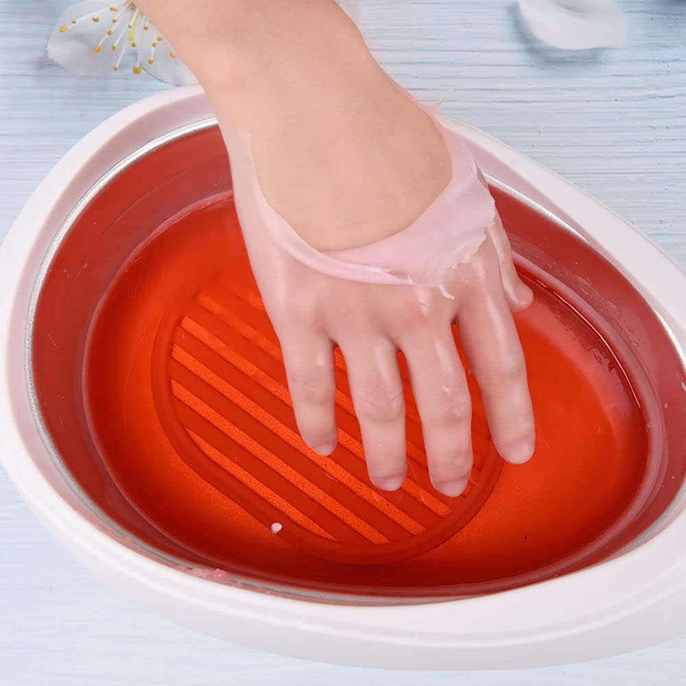 Bagni Di Paraffina Da 200 W 3 Litri Con Scudo Termico, Bagno Di Cera Di Paraffina Per Mani E Piedi, Si Prende Cura Della Pelle Ruvida, Secca O Stressata,Per Uso Domestico Nel Salone Di Bellezza,Blue