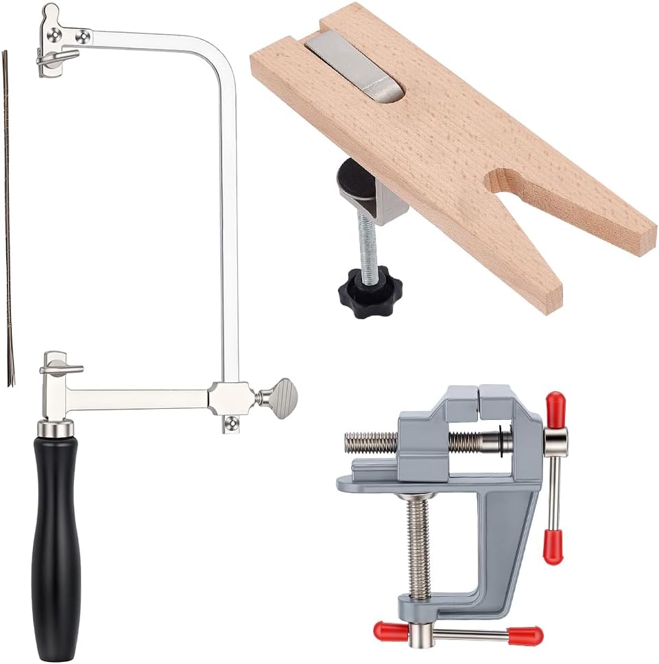 ORIGACH 4-in-1 Professional Jeweler's Saw Set - F-shaped