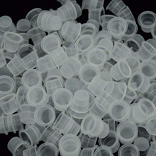 Generic Tattoo Ink Cups 500Pcs Plastic Large Tattoo Ink Pigment Cups 15 Tattoo Ink Caps Large Disposable Tattoo Pigment Cups Microblading Cups For Tattoo Ink Tattoo Tools And Tattoo L White #TOP6