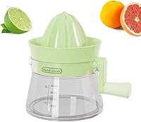 Vista 1 de Exprimidor manual de cítricos de limón 2 en 1, exprimidor manual de jugo de limón, lima, cítrico, naranja, máquina multifunción con contenedor