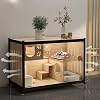 Cat House Wood Cabinet Cat Climbing Frame Luxury Villa Extra Large Space Indoor Display Nest