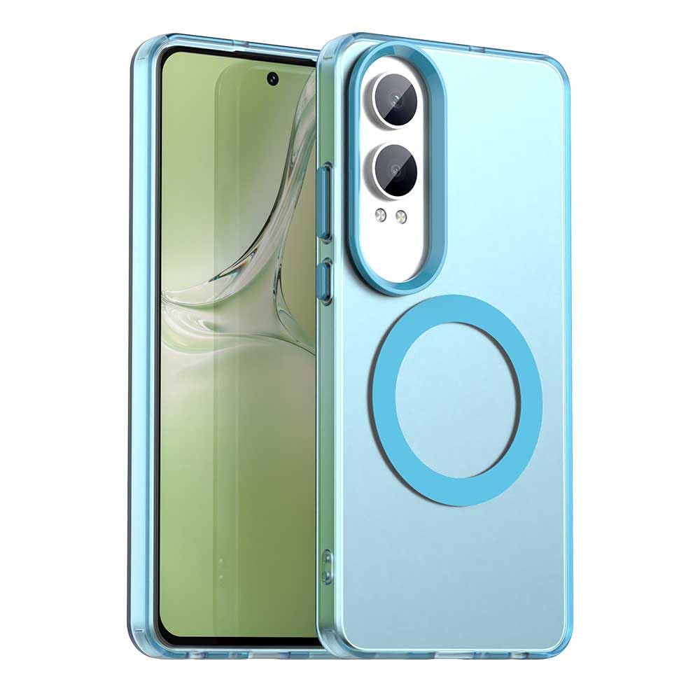 Compatible with OnePlus Nord CE4 Lite Case Cover,Supports Wireless Charging,Shockproof Magnetic Phone Case，Compatible with OnePlus Nord CE4 Lite Case Blue