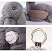 HXINFU Soft Cute Bunny Rabbit Keychain Furry Key Chains Women For Car Keys Kawaii Plush Gift
