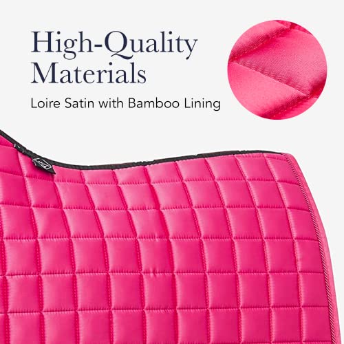 Lemieux Dressage Loire Memory Square Saddle Pad - English Saddle Pads For Horses - Equestrian Riding Equipment And Accessories (Black - Large) #TOP4