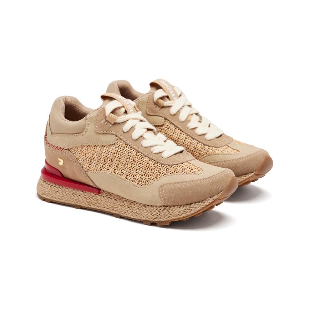 GIOSEPPO Women's Harding Trainers, Beige, 8.5 UK