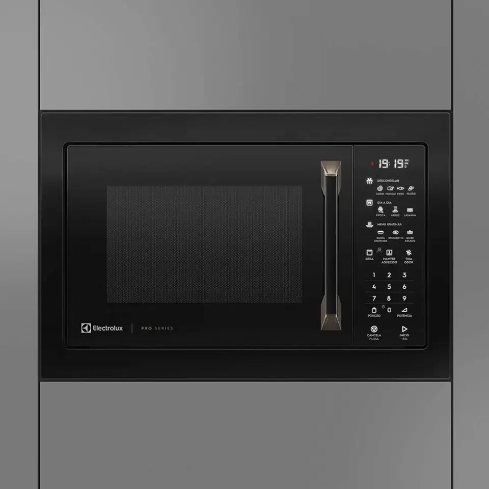 Micro-ondas de Embutir Electrolux Preto com Grill Pro Series 127v MV43T