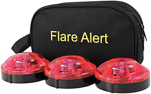 LED Road Flare Kit, 1 Watt, Red