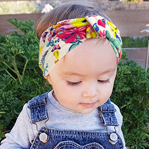 K-T-One-Bandeau-en-nylon-elastique-noue-pour-bebe-fille-et-nouveau-ne-Lot-de-7