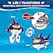 Imagen de Super Wings Juguete Robot transformable 2PCS Sharky & Rattie