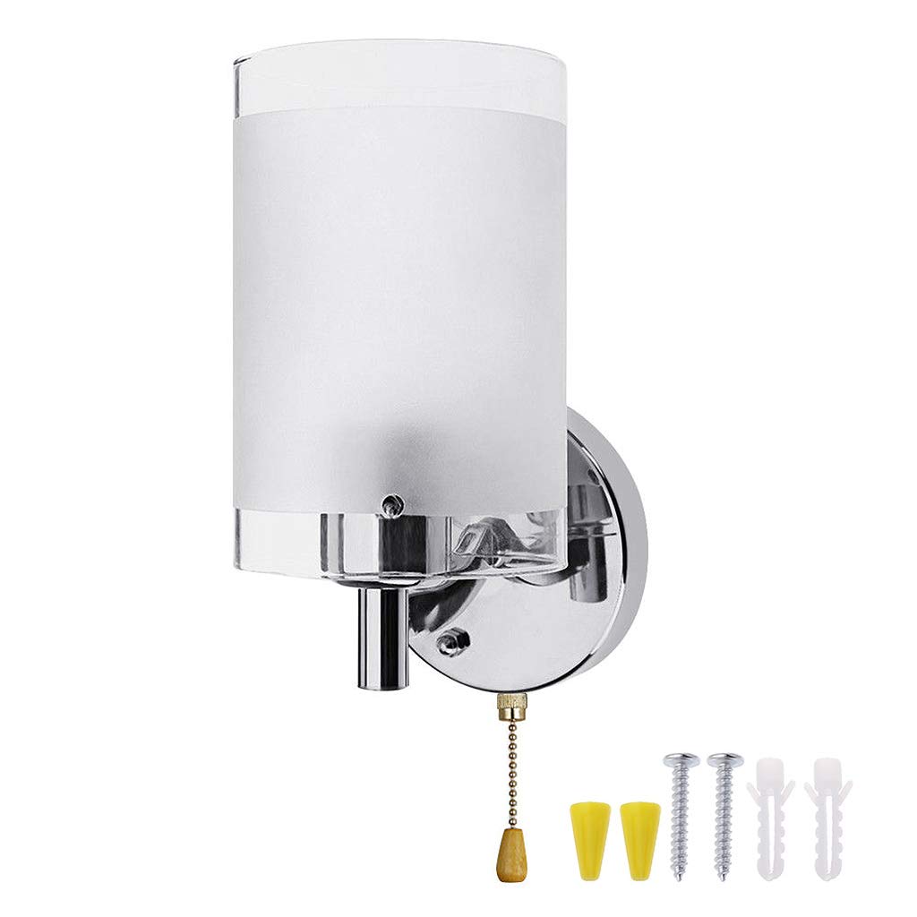 Guangzhou Light Ac85-265V E27 Led Wall Modern Glass Decorative Ing Sconce Fixture Lamp Single Head Wall Glass & Metal