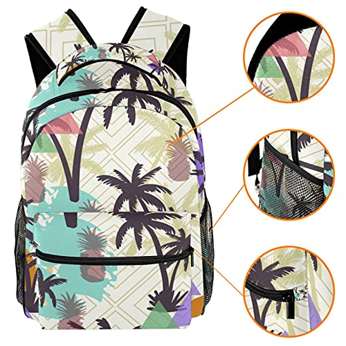 Sac à dos zèbre multicolore avec compartiment ordinateur portable 14"