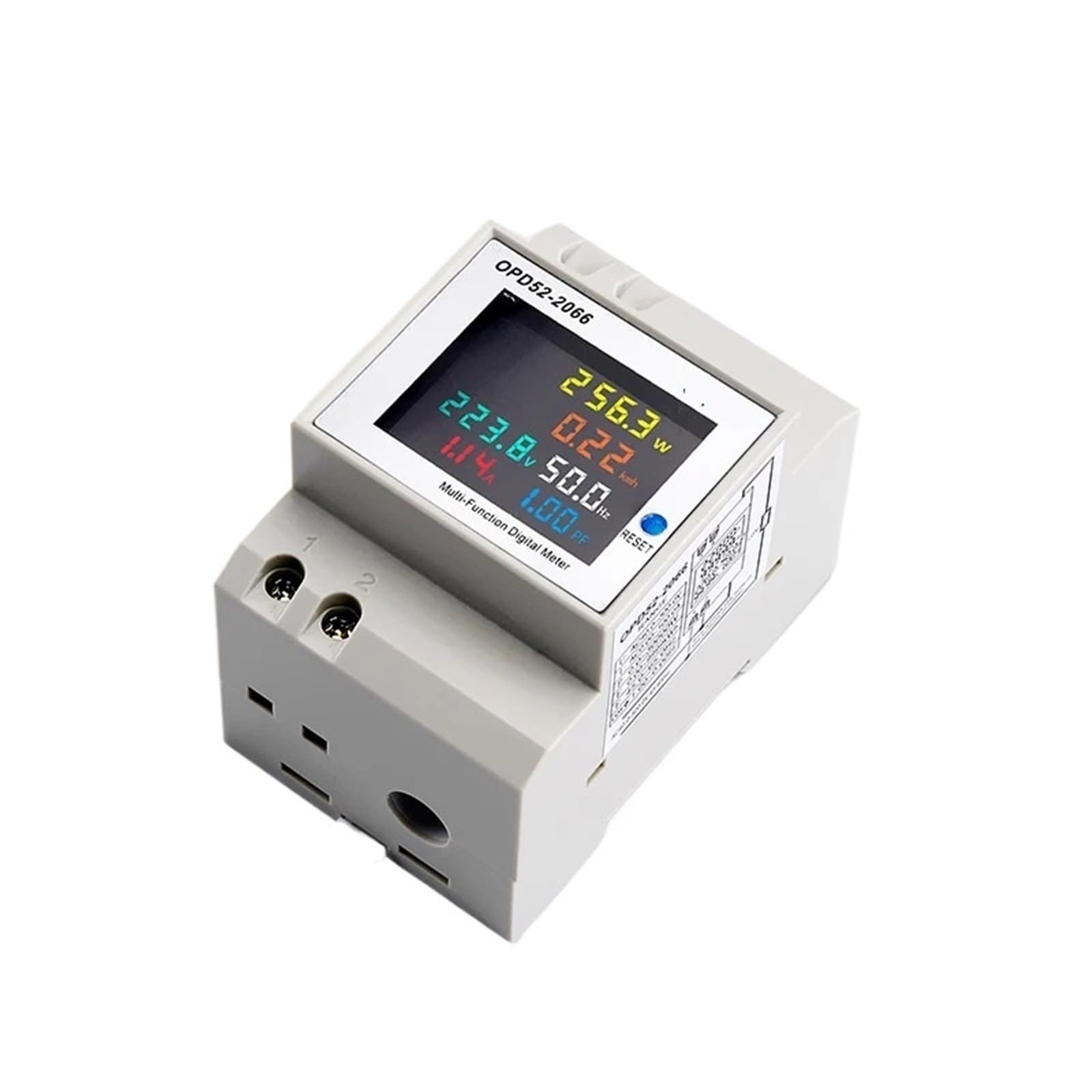Moniteur de puissance AC avec écran LCD multifonction affichage simultané tension et courant