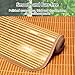 QOYBGJDD Folding Mattress Single, Summer Sleeping Mat Carbonized Bamboo Mattress Topper, Breathable Bed Sheet Air Conditioning Mat, for School Single Bed(100x190cm(39x75in))