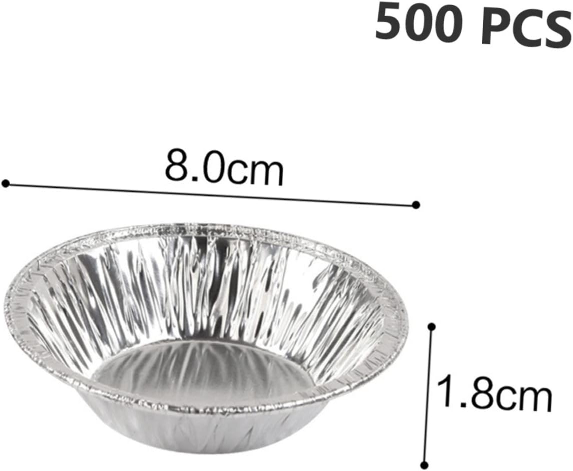 Baking Mold,Cake Pans 100pcs Egg Tart Baking Molds Non-stick Design Easy to Use Great for Egg Tart Jelly Pudding Cookie Muffin(100pcs)