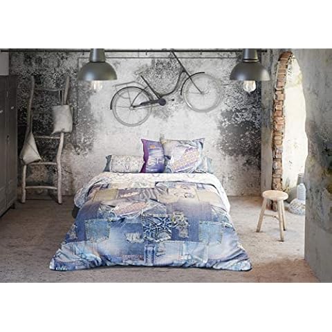 HM'S HOME'SECRET Genova de Lois Reversible Duvet Cover 105 cm Cover