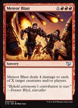 Magic The GatheringMeteor Blast (028/342) - Commander 2015