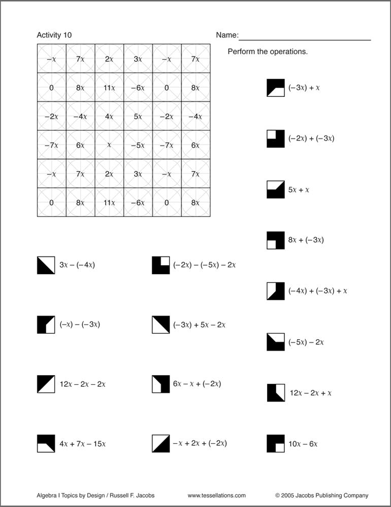 Algebra 1 Topics - Image 4