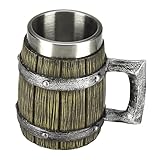 TAJE DE BEGIO - MAYO DE WHISKEKE DE MADERA | Copa de caña de whisky | Copa de barril de madera antiguos Taninetes de Navidad Cumpleaños de Navidad Día Día Día