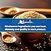 Organic Toasted Sesame Seeds (Unhulled) - Gluten-Free Topping for Asian Dishes, Ready to Eat Straight From the Bag, Roasted Seeds Great for Baking and Cooking at Home, Resealable Bag, 32 oz, 2 lb