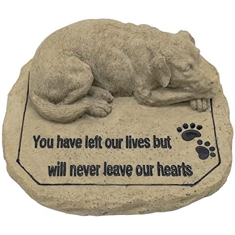 Auhafaly Personalized Pet Memorial Stones Dog Memorial Stones Cover