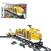 Fujinfeng Treno Merci, 431 Pezzi City Treno Merci Express Costruzioni - Treno di Riparazione e Montaggio di Binari Ferroviari, Compatibile con Lego