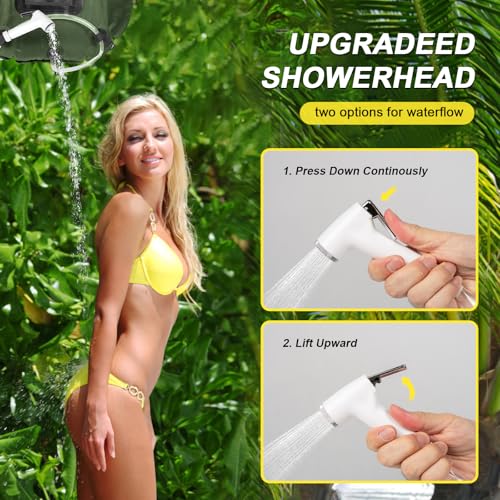 Portable Camping Shower Kit with Bag