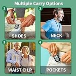 Pedometer Walking Simple 3D Step Counter with Clip and Lanyard, Activities Fitness Tracker Without Smartphone, Accurate Step Tracker for Women, Men, Seniors - Image 5