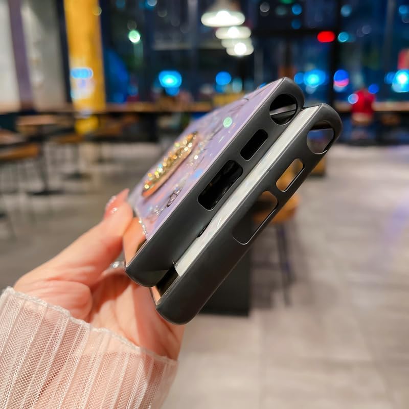 Miniatura 7 de Funda de lujo para Samsung Galaxy A54 Bling para mujeres, niñas, adolescentes, diseño lindo con diamantes de imitación de diamantes de imitación 3D