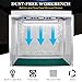 Vertical Laminar Flow Hood & Dustless Clean Bench Worktable, 26x23x12 Inch Filtered Workspace, 3 Fans for Phone Repair Lab Optical Industry