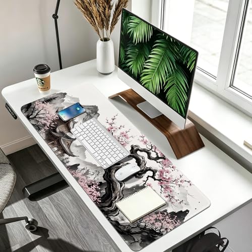 Tapis de souris extra large antidérapant fini les glissements de clavier - 6