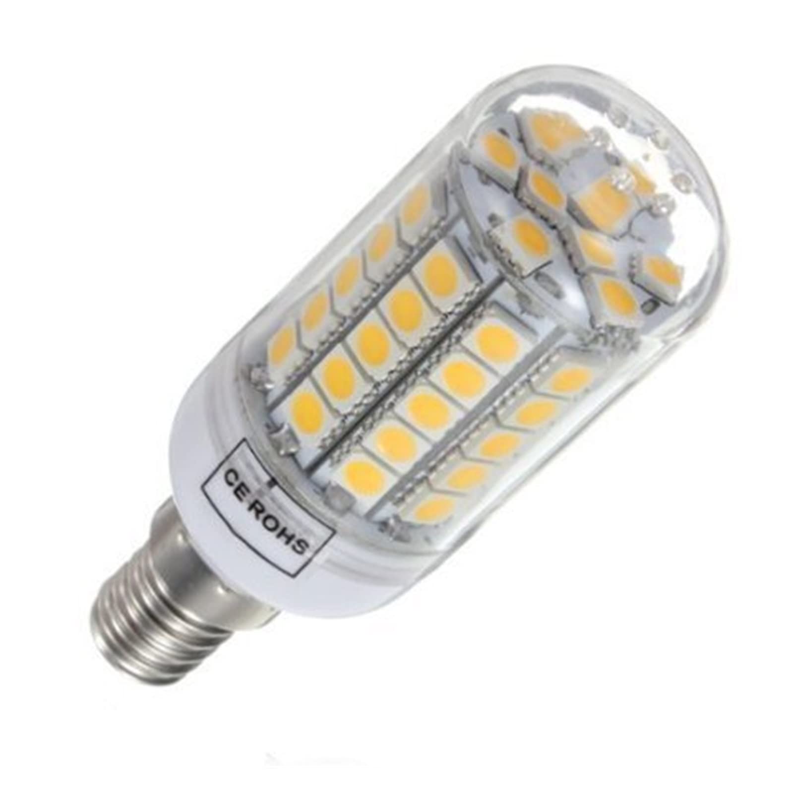 NXCVBNKZJ KJXP Lighting, Pack of 10, LED Corn Lamp AC220V E14 6W 600LM 59-5050SMD Light Lamp Bulb House Light(White)