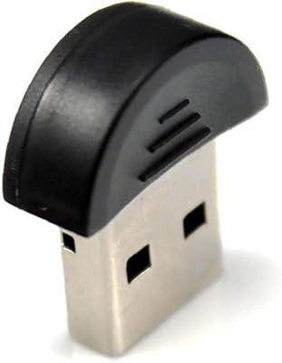 1 Unidades Mini USB 2.0 Adaptador Bluetooth Dongle Receptor Inalámbrico para PC con Windows PC (Negro)