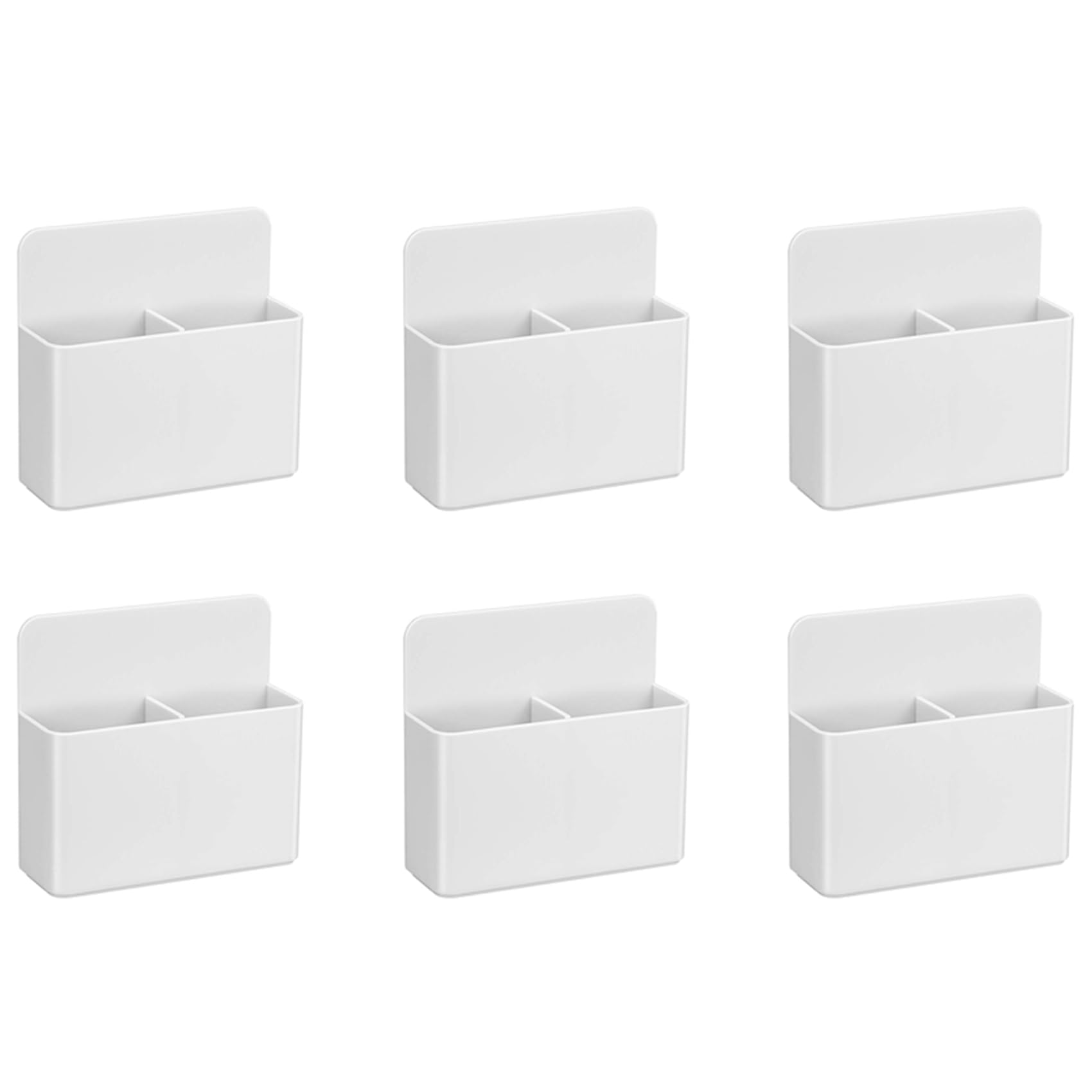 Jnchdghwa 6X Magnetic Dry Erase Marker Holder, Pen and Eraser Holder for Whiteboard, Magnetic Pencil Cup Storage Organizer