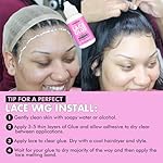 Dolahair Extreme Hold Lace Glue for Wigs, Waterproof, Invisible Bonding, 1.3 Ounce - Image 3