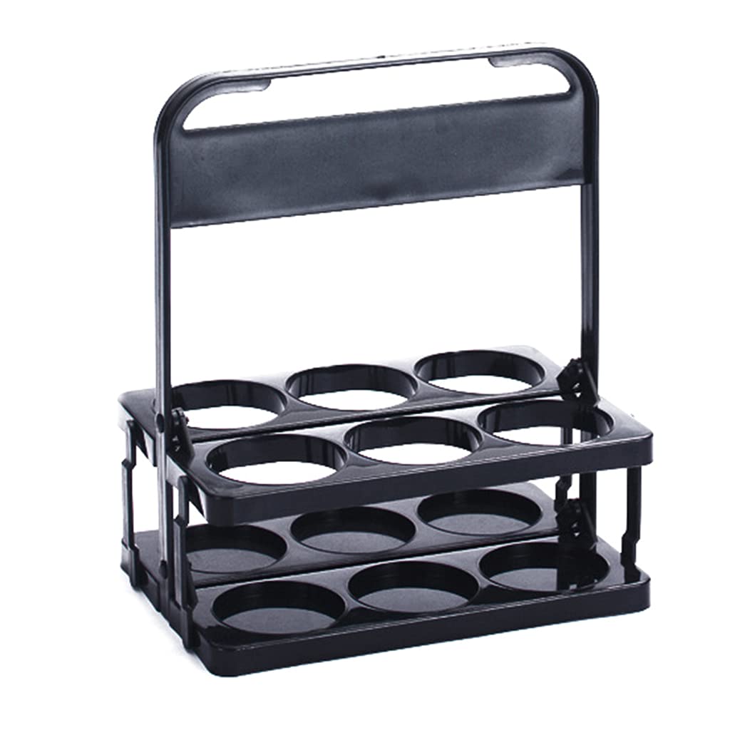 Reusable 6 Pack Beer Bottle Carrier Drink Caddy Holder Holding Container Durable Folding Bar Liquor Wine Beer Rack