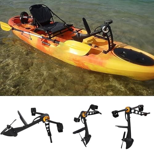 Dispositivo de propulsión a Pedal para Kayaks - Motor accionado con El Pie para botes inflables de Pesca - Unidad de propulsión a Pedal para Una Persona