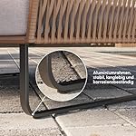 Homary Rattan Tagesbett Grau