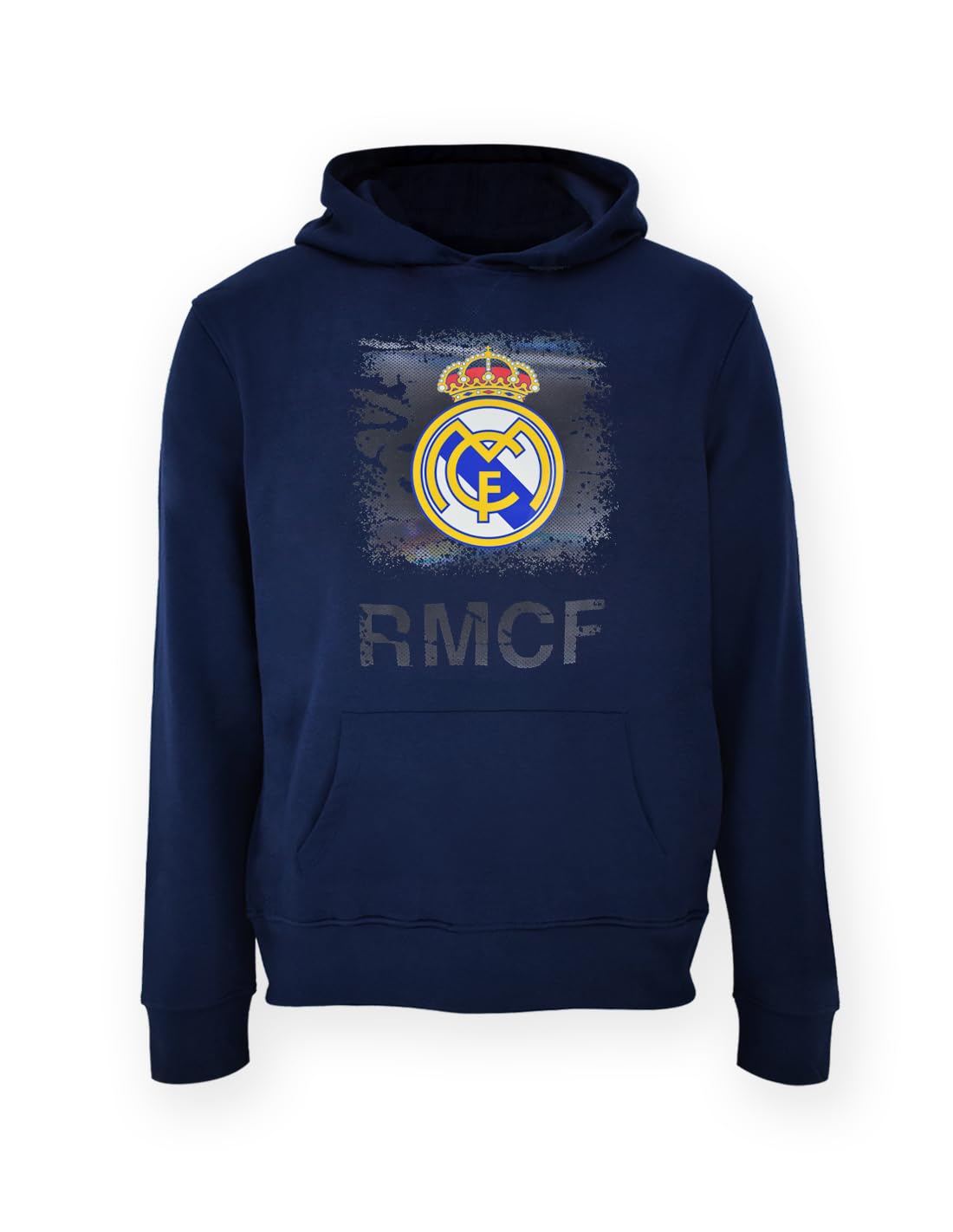 Sudadera Navy - Real Madrid CF Metallic Logo - Official Licensed Product - 2