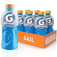 Gatorade Blue Bolt Sports Drink, 6 x 1L