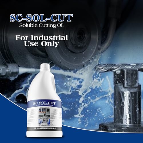 Image of Soluble Cutting Oil | Metal Working Fluid Advanced Metalworking Lubricant for Cutting and Grinding Machine (1L Bottle)
