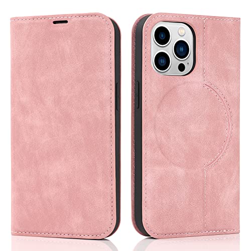 Ailicici Custodia Portafoglio 2 In 1 Con Magnete Per IPhone 15 Pro Max, Scomparti Carte E RFID, Ricarica Wireless, Supporto, Cinturino Incluso