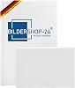 Bildershop-24 Stretcher Frame (Unprinted) Various Sizes 250g/m² (100% PES) 18 mm (Standard)