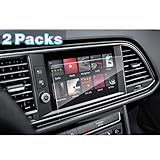[2 Stück] SEAT Leon Cupra 5F ST 8 Zoll Navigation Schutzfolie - LFOTPP Transparenter PET Kunststoff Folie